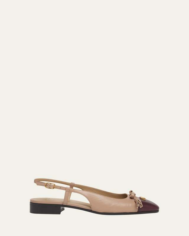Slingback Ballerina Pumps